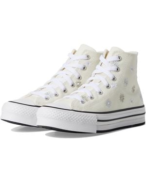 Converse Chuck Taylor All Star EVA Lift Platform Florals - Metallizzato