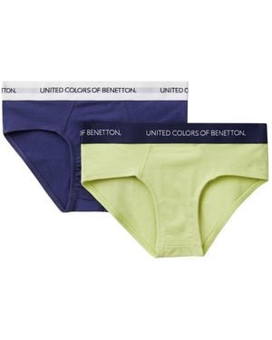 Benetton Set 2 Slip - Giallo