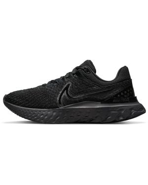 Nike S React Infinity Run Fk 3 Running Trainers Dd3024 Trainers Shoes - Black
