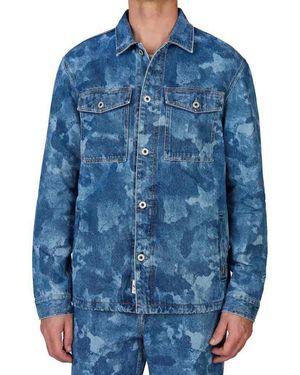 Pepe Jeans Eaton Camouflage Giacca - Blu