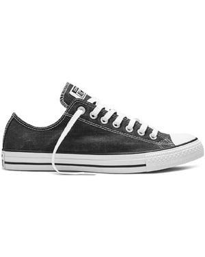 Converse Chuck Taylor All Star Classic Colours Low Solid Canvas Adult Lifestyle Shoe - Black