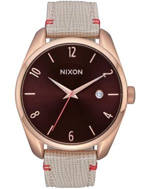 Nixon Uhr Bullet Correa Piel A4731890 - Natur