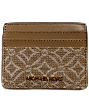 Michael Kors Porta carte lg card holder - Marrone