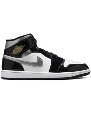 Nike Air Jordan 1 Mid Trainers Hv0789 - Black