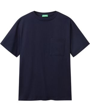 Benetton T-Shirt 3BL0U10A8 - Blu