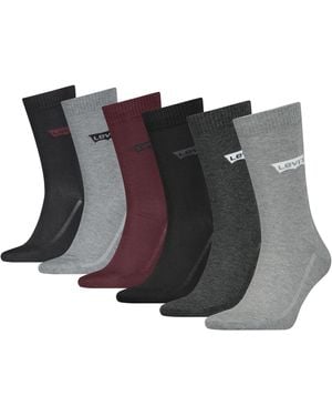 Levi's Regular Cut Batwing Logo Calcetines clásicos - Gris