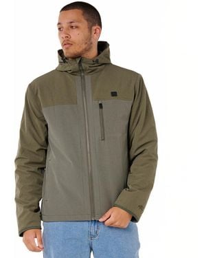 Rip Curl Standard Anti Series Elite Polar Fleece Lined Jacket - Green