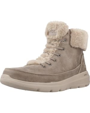 Skechers Glacial Ultra Enkellaars Voor - Bruin