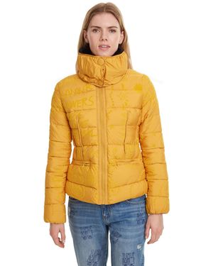 Desigual Piumino Corto Donna Padded Sunna 19wwew42 36 - Rosso