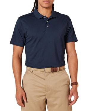 Amazon Essentials Sneldrogend Golfpoloshirt Met Slanke Pasvorm - Blauw