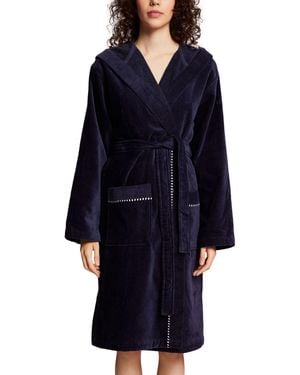 Esprit Velours Badjas - Blauw