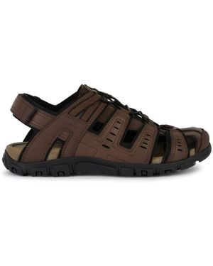 Geox Flat Sandals - Brown