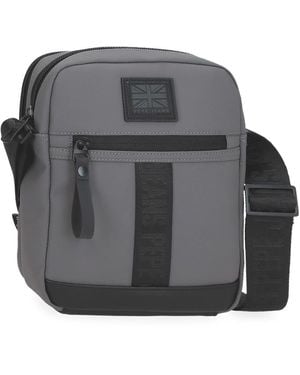 Pepe Jeans Hoxton Schoudertas Met Twee Vakken - Grijs