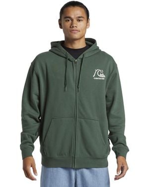 Quiksilver Zip-up Hoodie For - Zip-up Hoodie - Green