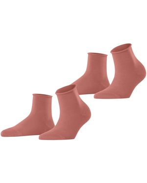 Esprit Sokken Basic Pure Multipack W Sso Katoen Eenkleurig 2 Paar - Roze