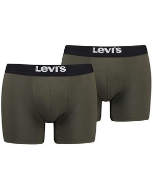 Levi's Solid Basic Boxer - Verde