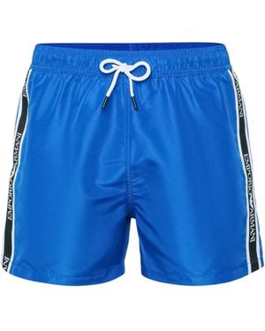 Emporio Armani Mid Boxer Badehose - Blau