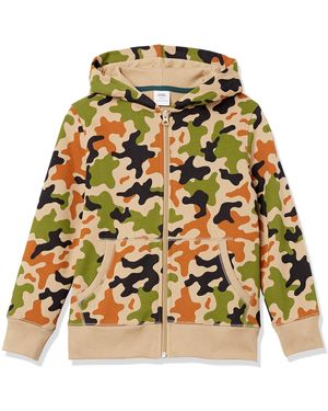 Amazon Essentials Sudadera de Forro Polar con Capucha y Cremallera Niño - Multicolor