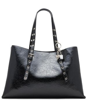 Steve Madden Haley Grommet Tote Bag - Black