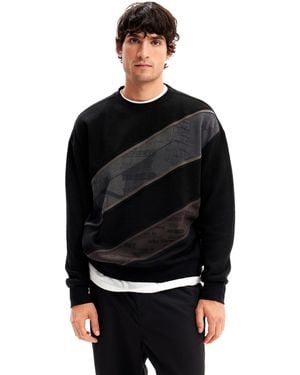 Desigual Sweat_Amadeo Felpa - Nero