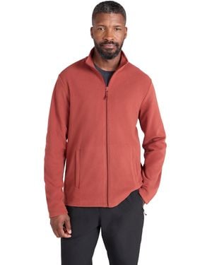 Mountain Warehouse Raso S Full Zip Fleece Burgundy M - Red