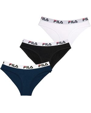 Fila Mutande Donna Cotone - Blu