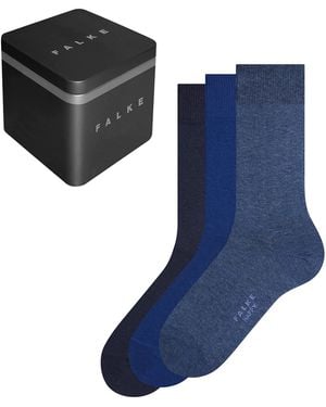 FALKE Happy Box 3-pack Socks Sortiment - Blue