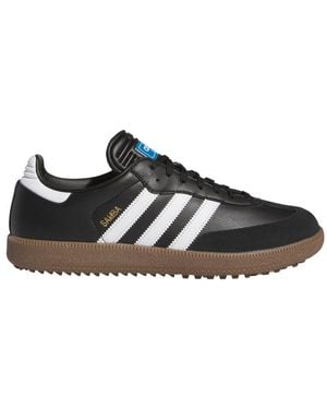 adidas Mens Samba Golf Golf Trainers Shoes - Black, Black/white/gum, 11.5 Uk