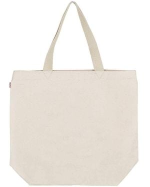 Levi's Borsa in tela bianca con linguetta - Neutro