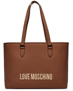 Love Moschino MOSCHINO Borsa donna Love shopping ecopelle noce B25MO52 JC4190PP1LKD0208 Grande - Marrone