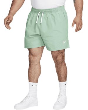 Nike M Nk Club+ Wvn Flow Short Wash - Groen