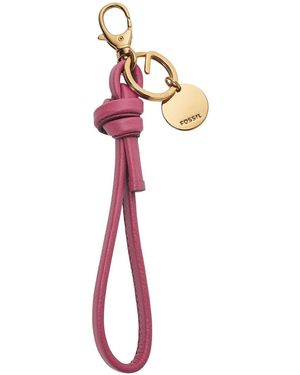 Fossil Geschenk Schlüsselanhänger Schlaufe LiteHide-Leder - Pink
