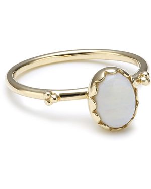 PANDORA Damen-ring 585 Gelbgold Gr. 56 - Zwart