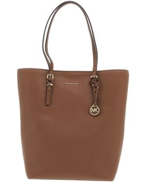 Michael Kors Lg Ns Tote Hand Bag - Brown