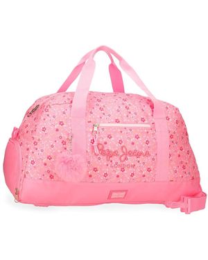 Pepe Jeans Alenka Rosa Bolsa de Viaje Rosa 55x27x20 cms Poliéster 29,7L by Joumma Bags