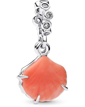 PANDORA Ciondolo doppio in argento - Rosa