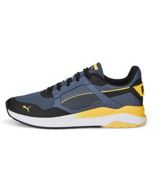PUMA Scarpe da ginnastica nere/gialle da uomo Anzarun Grid - Blu