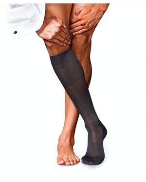 FALKE No. 9 cotone filo di Scozia al ginocchio tinta unita 1 paio - Multicolore