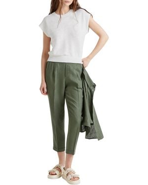 Benetton Maglia G/c S/m 105gd109z Jumper Vest - Green