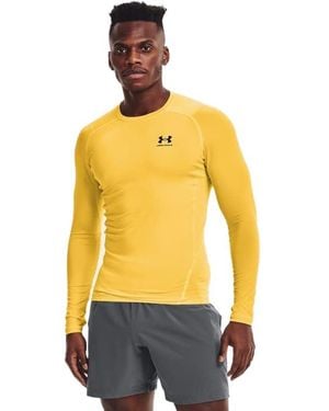 Under Armour Heatgear Compression Long-sleeve T-shirt, - Yellow