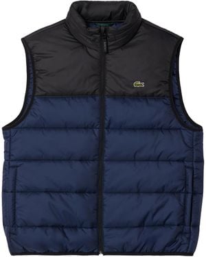 Lacoste Chauffre-corps Waterrepellent Puffer s - Bleu