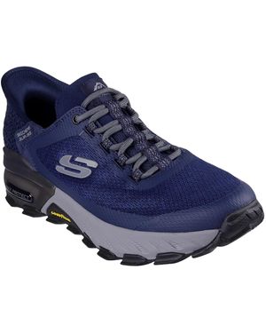 Skechers Max Protect Assembly Textile Men's Navy Hiking Boots - Uk 9 - Blue