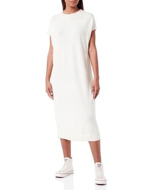 Benetton Vestito 107NDV00K Donna - Bianco