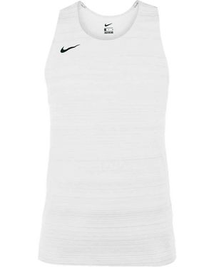 Nike Stock Dry Miler Singlet Vest - White