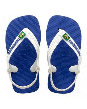 Havaianas Brasil Logo - Blue