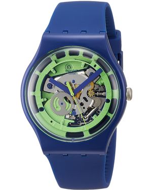 Swatch New Gent SUON147 Green Anatomy Armbanduhr - Blau