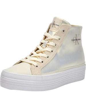 Calvin Klein Jeans Donna Sneakers Vulcanizzate Flat Scarpe - Metallizzato