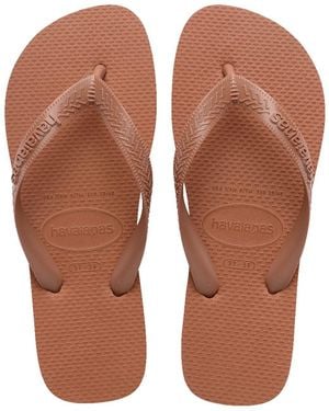 Havaianas Top Sense S Flip Flops Rust 4.5 - Brown