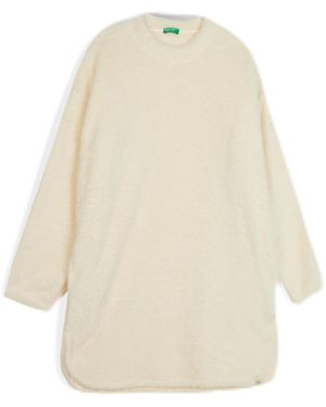 Benetton Trikot G/C M/L 3ukc3m06n Sweatshirt - Weiß