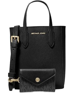 Michael Kors Vincent Extra-small Logo Crossbody Bag With Card Case Black